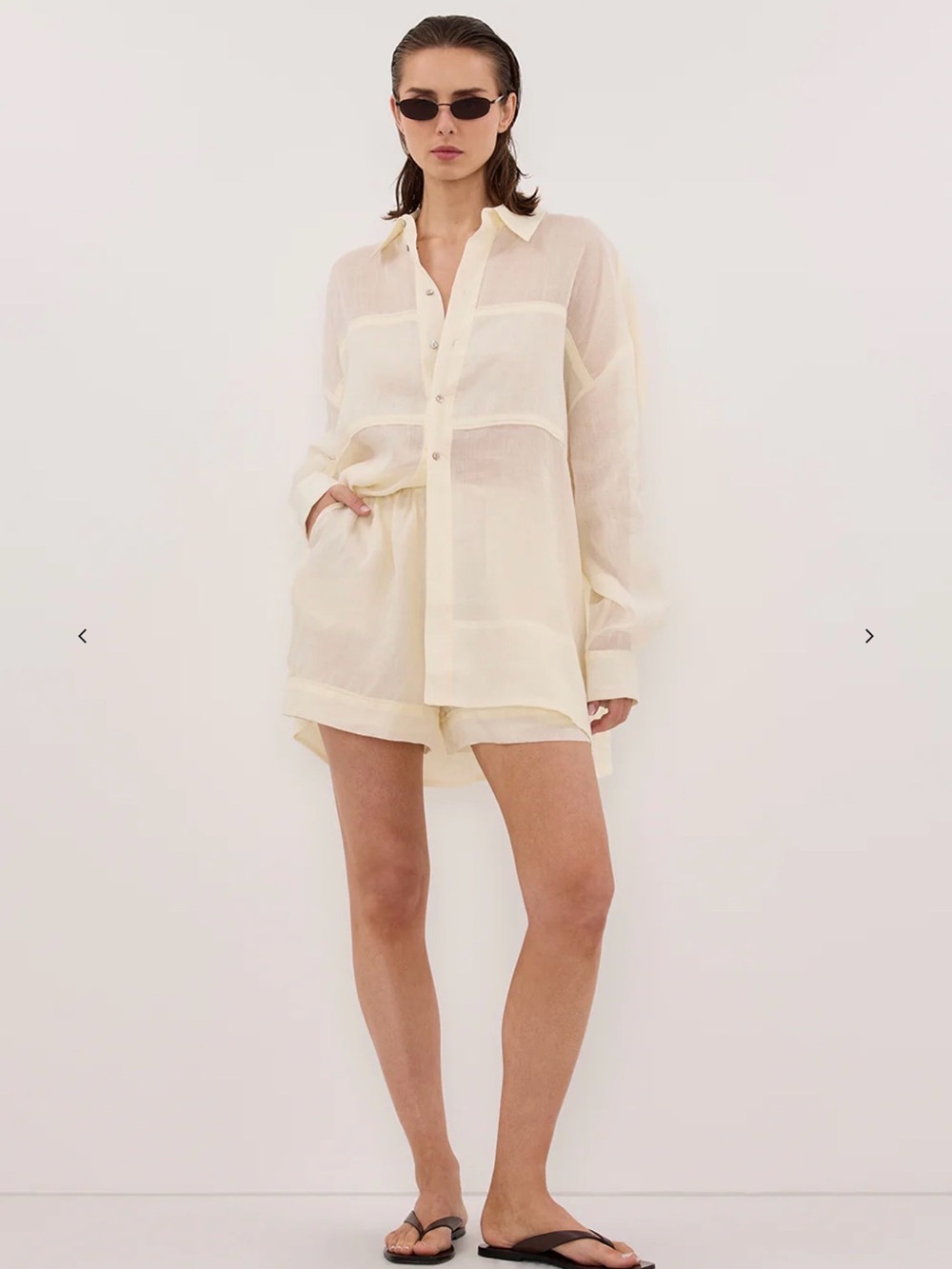 DISSH Kai Straw Ramie Short NWT (2 sizes available) - Picture 3 of 3